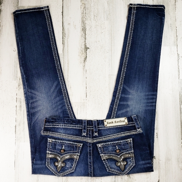 Rock Revival Denim - Rock Revival Dania Easy Skinny Jean's.  Size 30.